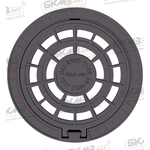 Дождеприемник чугунный усиленный ДУ1 (Д400)-10-12-60 (140) ВЧШГ плавающий с шарниром