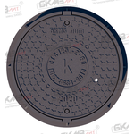 Люк чугунный средний С (В125)-2-60 ВЧШГ с запорным устройством