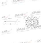 Люк чугунный легкий усиленный ЛУ (А30)-2-60 c запорным устройством