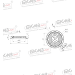 Люк чугунный средний С (В125)-2-60 с запорным устройством